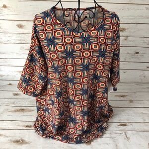 LuLaRoe Geometric Print Irma Tunic